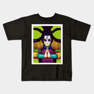 Hashirama In Wpap Pop Art Kids T-Shirt